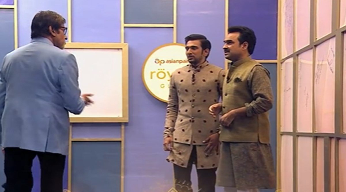 Pankaj Tripathi, Amitabh Bachchan, KBC 13, Pankaj Tripathi, Amitabh Bachchan, KBC 13,