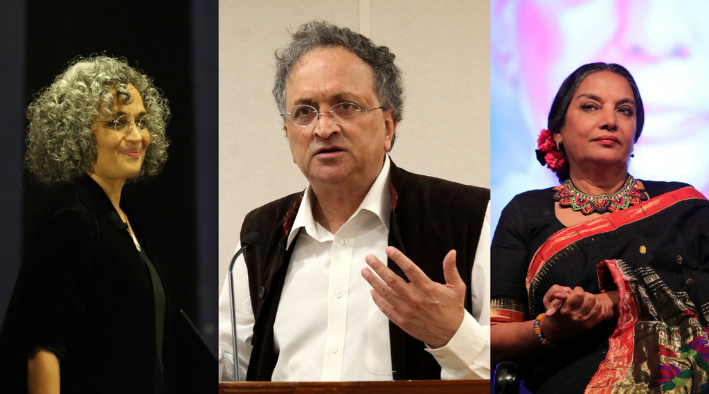 Arundhati Roy, Ramachandra Guha, Shabana Azmi
