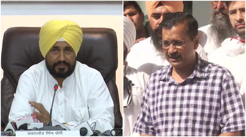 Arvind Kejriwal Charanjit Singh Channi