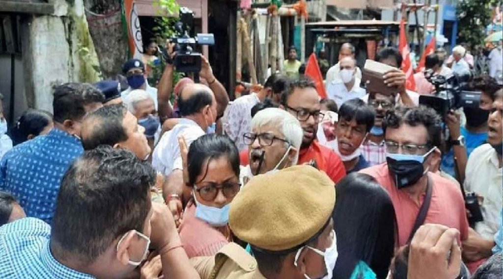 CPI Leader Clash with Police