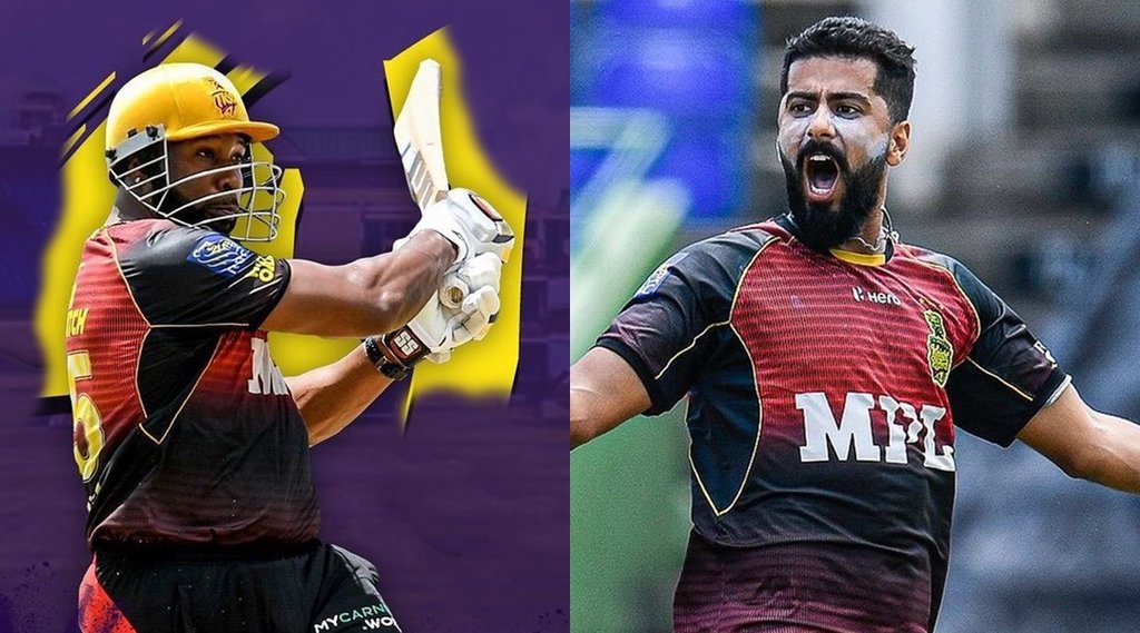 CPL 2021 Mumbai Indians Kieron Pollard Shah Rukh Khan Ali Khan Lendl Simmons Tim Seifert