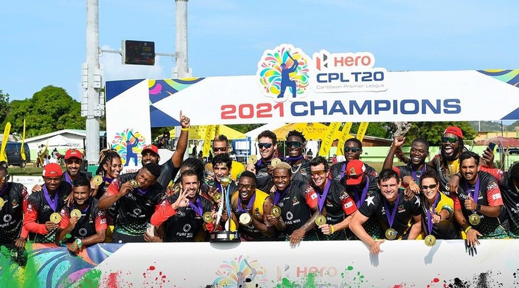 CPL Final 2021 MS Dhoni Dwayne Bravo St Kitts and Nevis Patriots Preity Zinta Saint Lucia Kings