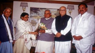 Mayawati, Atal Bihari Vajpayee, Lal Krishna Advani