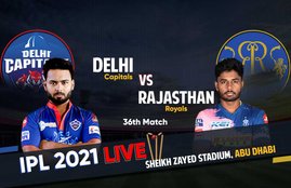 DC Vs RR Live Score