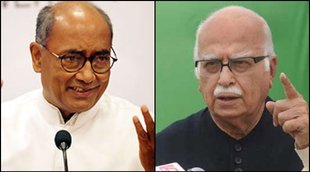 Digvijay Singh Lal Krishna Advani
