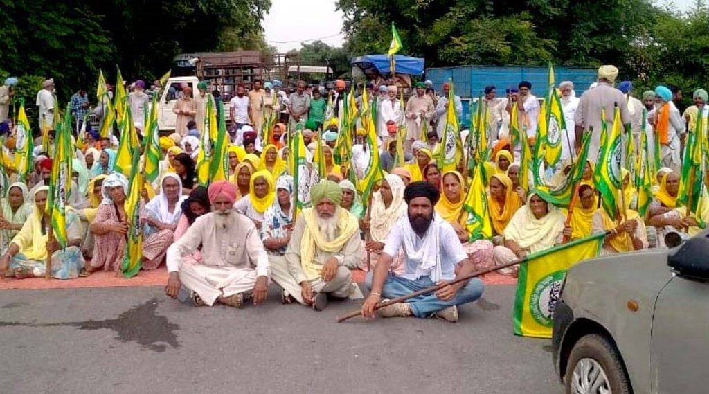 Farmers,Farmers Protest,Haryana,Karnal,Haryana Govt,mobile services,internet services,SMS services