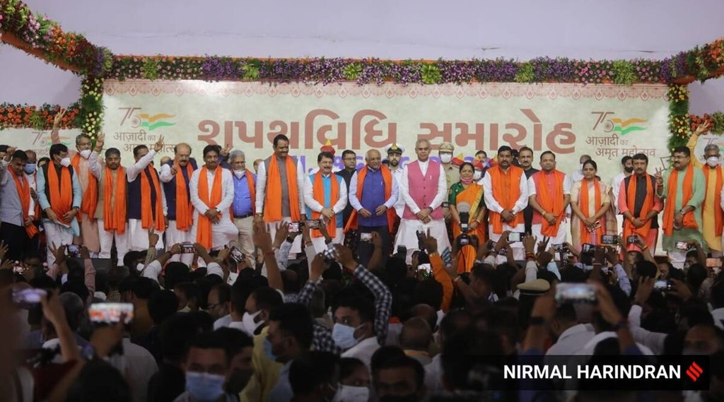 गुजरात में नई सरकार का गठन किया गया है। (एक्सप्रेस फोटो)। 