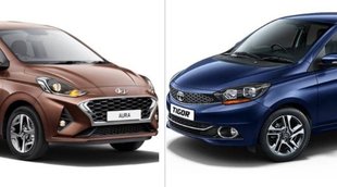 Hyundai Aura vs Tata Tigor