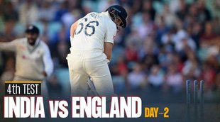 India vs England 4th Test 2nd Day Live Cricket Score