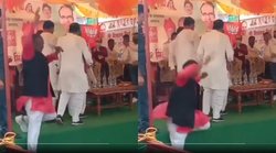 ‘प्रदेश का मंत्री कैसा हो…’ नारा लगवाते-लगवाते शिवराज के मंच से गिर पड़े भाजपा नेता