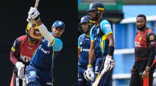 Mark Deyal CPL 2021 Caribbean Premier League Saint Lucia Kings vs Trinbago Knight Riders Preity Zinta vs Preity Zinta
