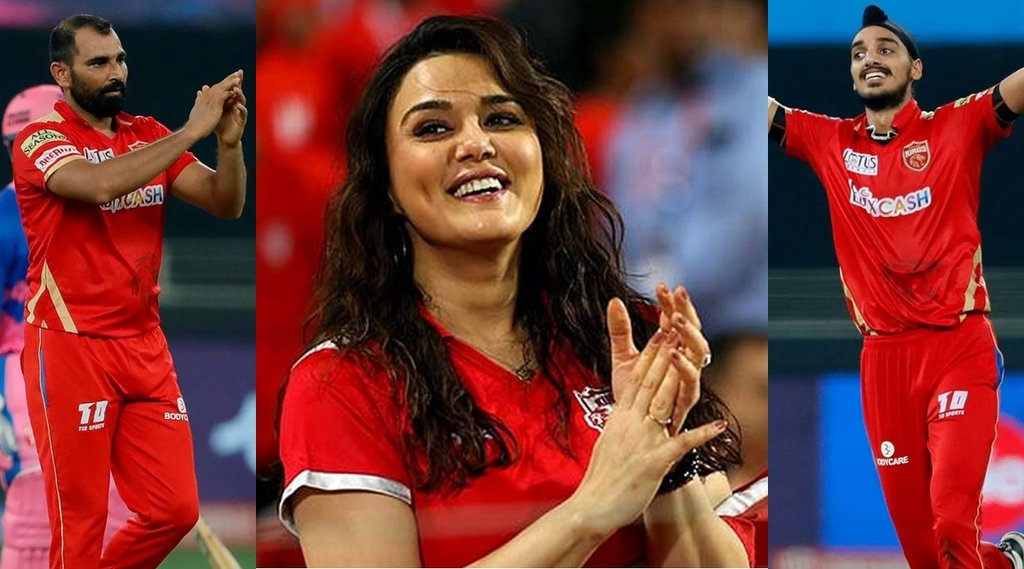 Mohammad Shami Preity Zinta Arshdeep Singh Punjab Kings Owner Preity Zinta