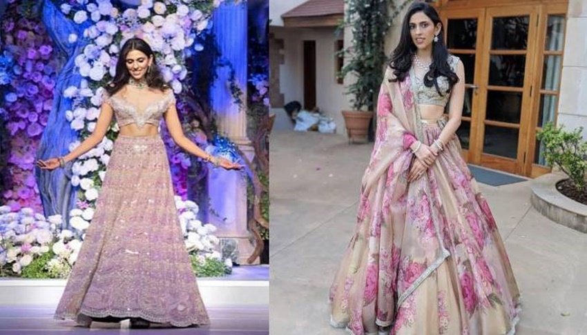 लहंगे में श्लोका काफी खूबसूरत भी लगती हैं।