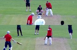 रन आउट होने से गुस्साए क्रिकेटर ने साथी बल्लेबाज पर ही दे मारा बैट, अंपायर ने मांगी मदद; देखें Video