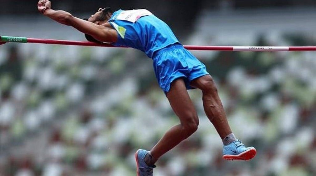 Praveen Kumar India men high jump T64 Final Olympic Stadium Tokyo