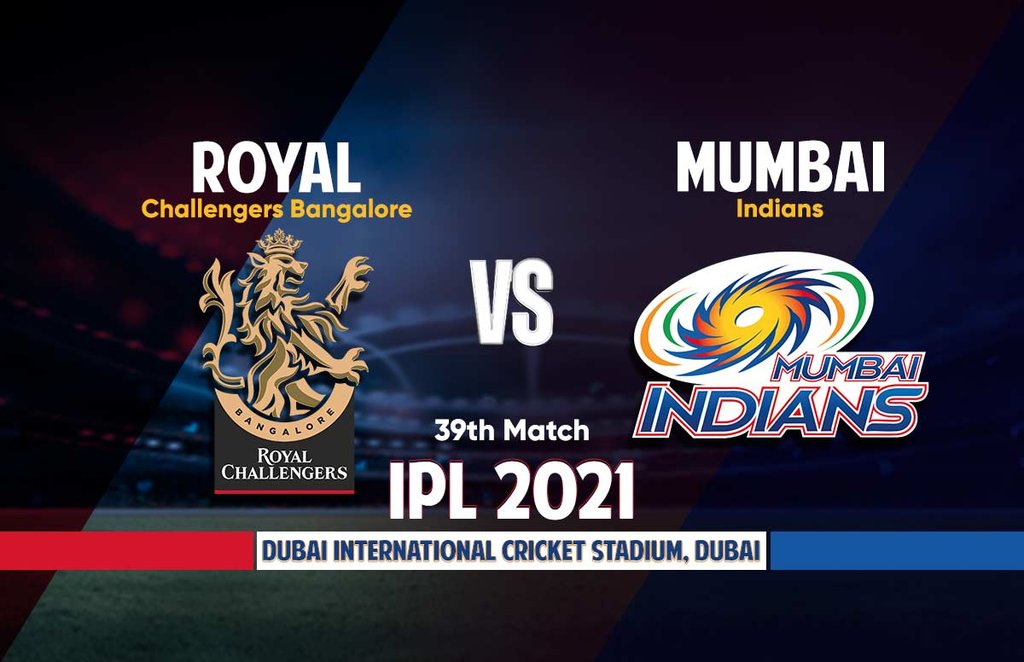 Mumbai Indians vs Royal Challengers Bangalore Live Streaming IPL 2021