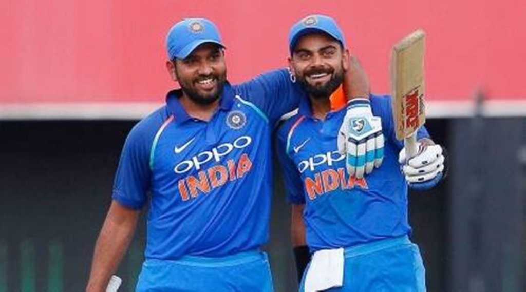 रोहित शर्मा एवं विराट कोहली। फाइल फोटो।
