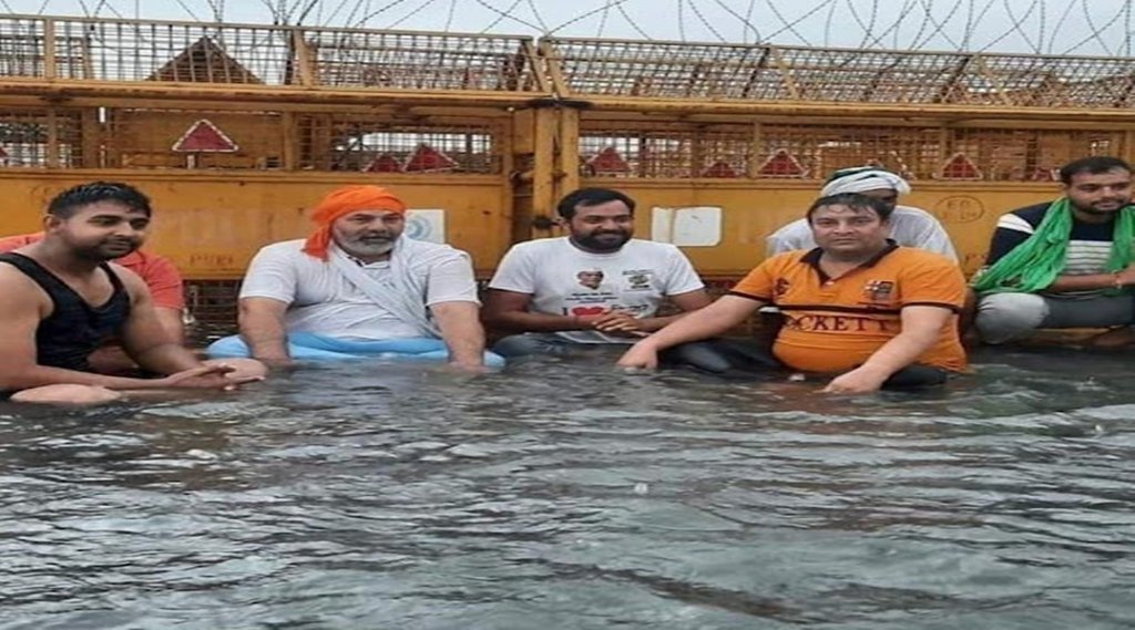 rain, delhi, rakesh tikait, farmer, bku