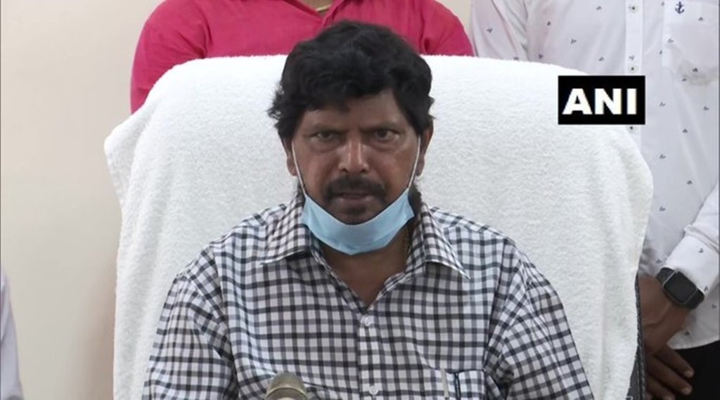 रिपब्लिकन पार्टी चीफ रामदास अठावले। फोटो क्रेडिट- एएनआई ट्विटर हैंडल
