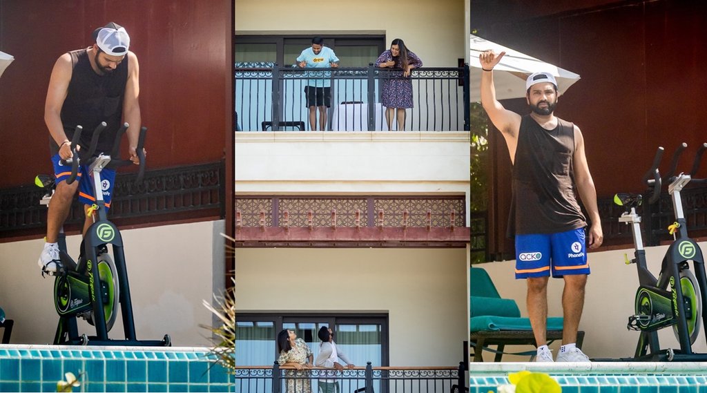 Rohit Sharma Suryakumar Yadav Jasprit Bumrah Watch Video Water Supply