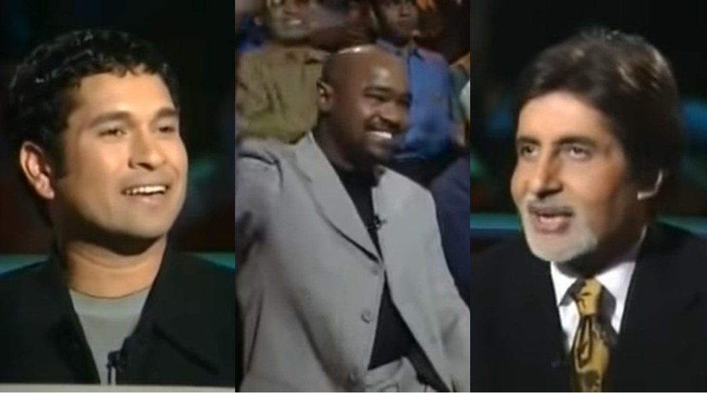 Sachin Tendulkar Vinod Kambli Amitabh Bachchan Kaun Banega Crorepati KBC Viral Video