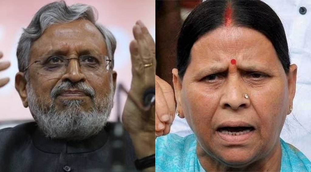 सुशील कुमार मोदी और राबड़ी देवी (Photo- Indian Express)