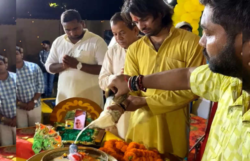 श्रीकृष्ण को दूध से स्नान कराया और उनका साज-श्रृंगार आदि में भी खुद ही किया था।