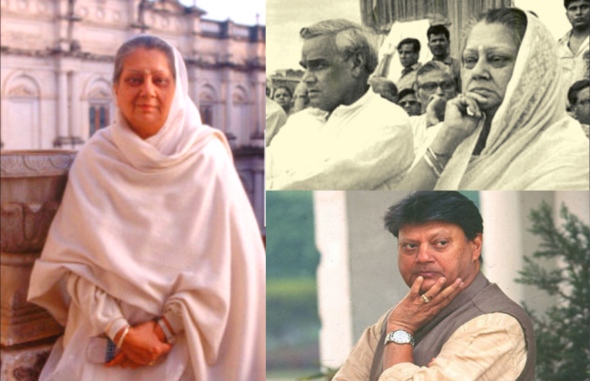 1984 में तत्कालीन प्रधानमंत्री इंदिरा गांधी की हत्या के बाद जब लोकसभा चुनाव हुआ तो ग्वालियर राजघराने में सबसे ज्यादा तनाव का माहौल था। राजमाता के लिए ये चुनाव अंतरद्वंद का कारण बन गया था, क्योंकि ग्वालियर से बीजेपी की ओर से अटल बिहारी वाजपेयी चुनाव मैदान में थे और दूसरी ओर उनके खिलाफ उनके बेटे माधवराव सिंधिया कांग्रेस से खड़े थे। राजामाता के लिए धर्मसंकट था, क्योंकि अटल उनके लिए पुत्र जैसे ही थे।