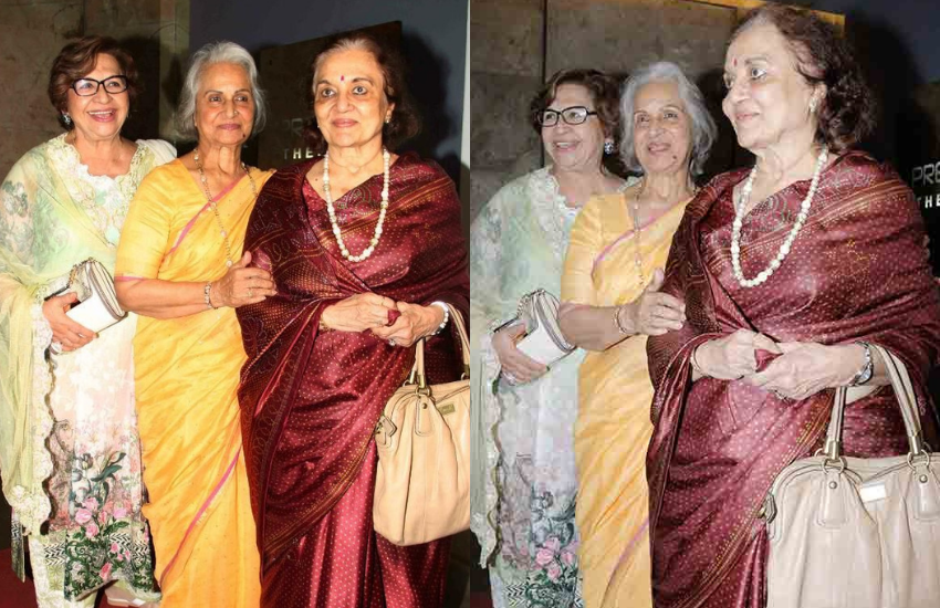 बॉलीवुड की वेटेरेन एक्ट्रेस वहीदा रहमान, आशा पारेख और हेलेन बेस्ट फ्रेंड हैं। तीना ही एक्ट्रेसेस अपनी हर प्लानिग चाहे वह घूमने की हो या शॉपिंग की साथ ही करती हैं।