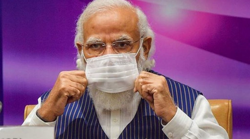 PM Modi, Modi Government, Modi with Mask