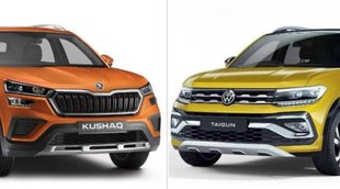 Volkswagen Taigun vs Skoda Kushaq
