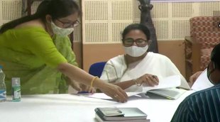 West Bengal CM Mamata Banerjee files nomination