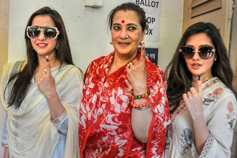 बॉलीवुड एक्ट्रेस रिया सेन औऱ राइमा सेन भी शाही परिवार की हैं। रिया औऱ राइमा पिता भारत देव वर्मा त्रिपुरा राजघराने के सदस्य हैं। इनकी दादी इला देवी कूच बिहार की राजकुमारी थीं और इनकी पड़ दादी इंदिरा राजे बड़ोदा के सयाजीराव गायकवाड़ तृतीय की इकलौती बेटी थीं।