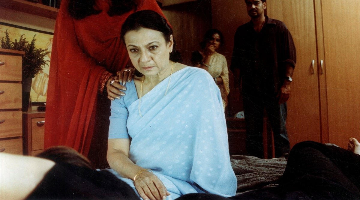 Film star Rekha, Tanuja and Ajay Devgan in film BHOOT. Express archive photo *** Local Caption *** Film star Rekha, Tanuja and Ajay Devgan in film BHOOT. Express archive photo Film star Rekha, Tanuja and Ajay Devgan in film BHOOT. Express archive photo *** Local Caption *** Film star Rekha, Tanuja and Ajay Devgan in film BHOOT. Express archive photo