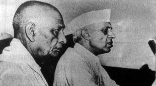 Vallabhbhai Patel and Pandit Jawaharlal Nehru. *** Local Caption *** Vallabhbhai Patel and Pandit Jawaharlal Nehru. Express archive photo