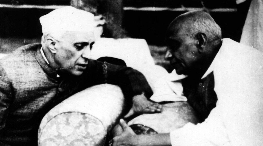 Prime Minister, Pt. Jawaharlal Nehru with Sardar Patel