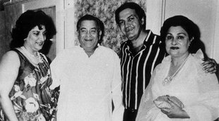 Uma Chopra, Raj Kapoor, Prem Chopra and Krishna Raj Kapoor