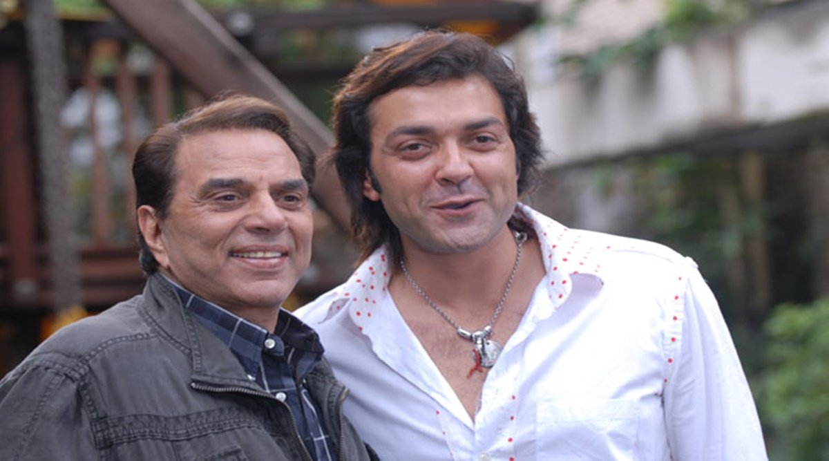 dharmendra, bobby deol dharmendra, bobby deol