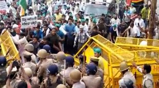 farmer Protest Noida, protest against noida authority, bharat bandh
