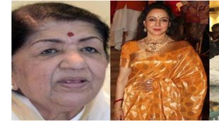 hema malini, lata mangeshkar,