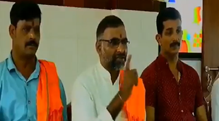 Karnataka government, Hindu Mahasabha, Mahasabha leader arrested, Threat to CM Karnataka