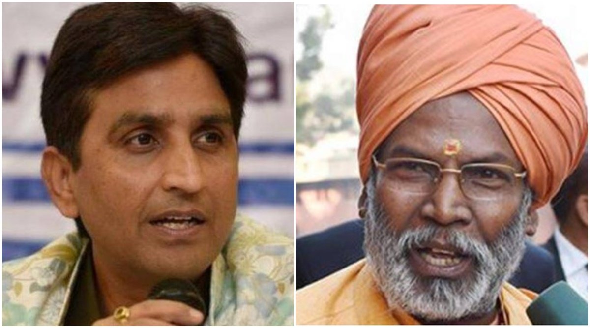 kumar vishwas, sakshi maharaj, yogi adityanath