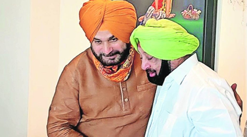 punjab congress, Navjot Singh Sidhu, Captain Amarinder Singh