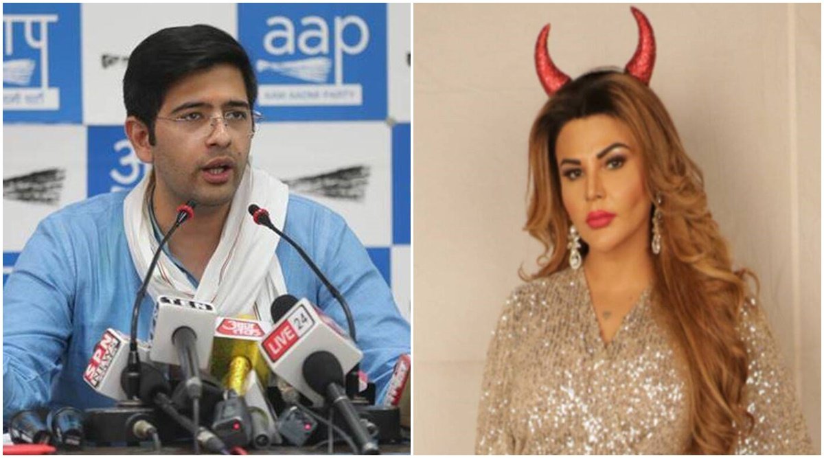 raghav chadha, rakhi sawant,