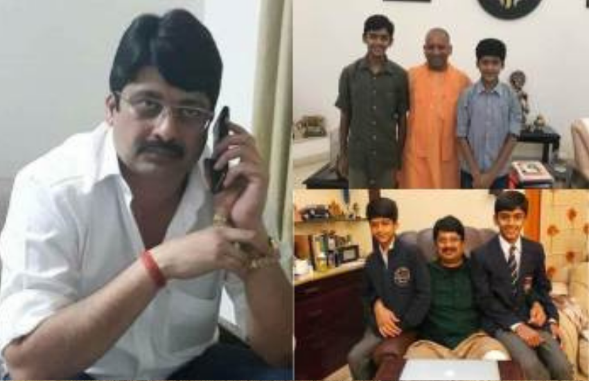 राजा भैया और भानवी कुमारी के चार बच्चे हैं। दो बेटे और दो बेटियां। दोनों बेटे जुड़वा हैं। (यह भी पढ़ें: जब प्रेग्नेंट थीं पत्नी तब जेल में बंद थे राजा भैया, मुलायम ने निकाला तब देख पाए थे बेटों का मुंह ) 