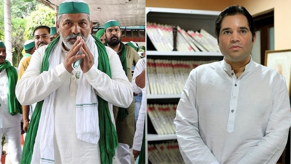 भाजपा नेता वरुण गांधी से संपर्क करने के सवाल पर किसान नेता राकेश टिकैत ने कहा कि भाजपा के कई लोग तो नेता मुक्ति अभियान चाहते हैं और अपने चारों तरफ लगे बंधन से मुक्ति चाहते हैं। (एक्सप्रेस फोटो) 