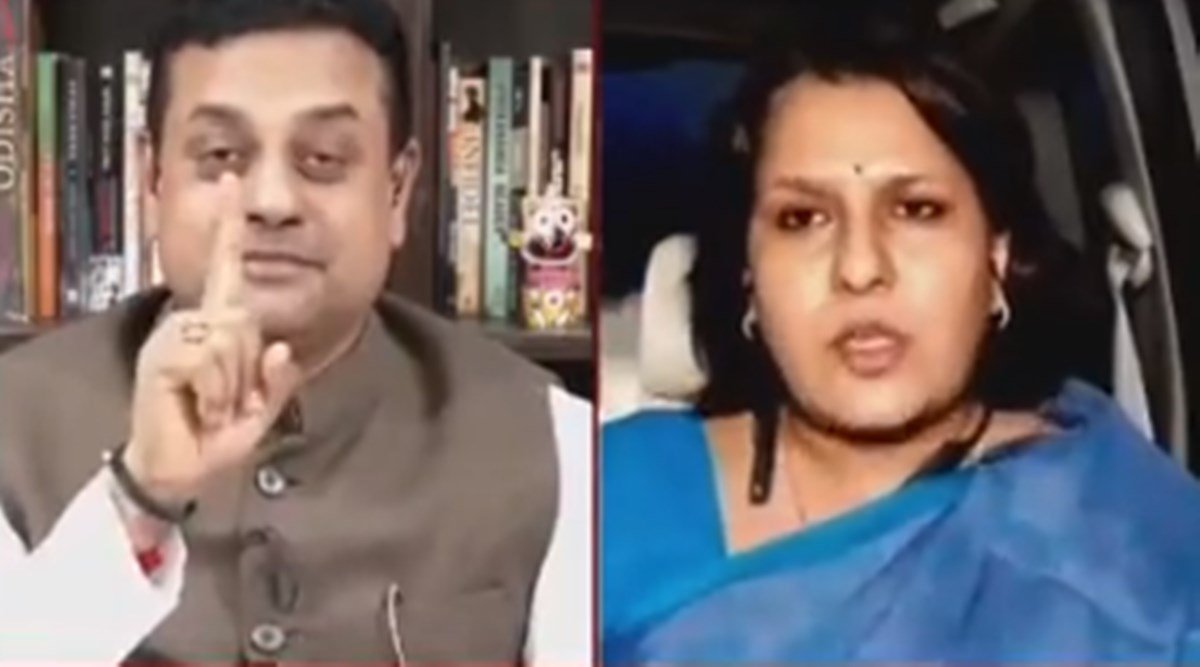 Supriya Shrinate, Sambit Patra, संबित पात्रा, सुप्रिया श्रीनेत