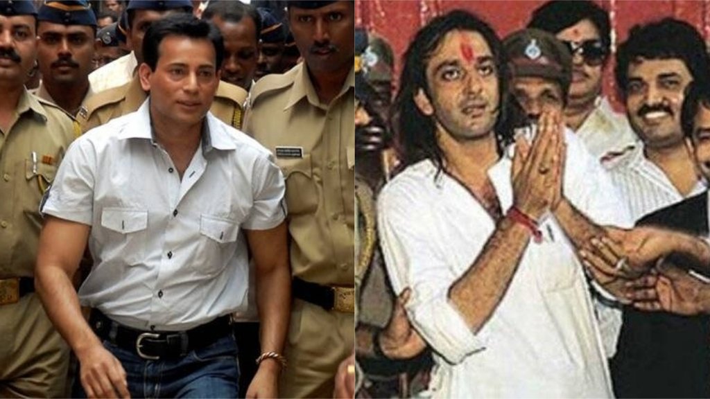 1993 मुंबई बम ब्लास्ट के बाद फिल्म अभिनेता संजय दत्त पर डॉन अबू सलेम से हथियार लेने का आरोप लगा था। (एक्सप्रेस फाइल फोटो/ रायटर्स) 
