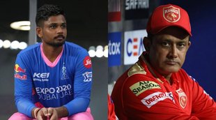 ipl-2021-sanju-samson-fined-after-rajasthan-royals-beats-preity-zinta-punjab-kings-anil-kumble-seems-unhappy-with-loss
