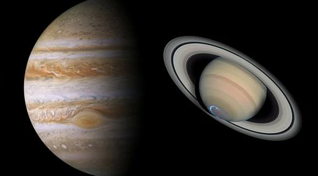 Saturn And Jupiter Conjunction, shani and guru yuti, shani planet, guru planet, shani sade sati, makar rashi, meen rashi,